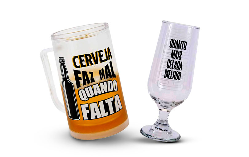 Conheça os tipos de copos e taças personalizadas para diferentes bebidas em Itajaí