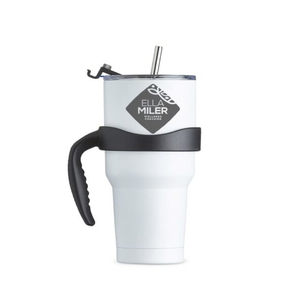 Caneca Térmica Inox 800ml branco