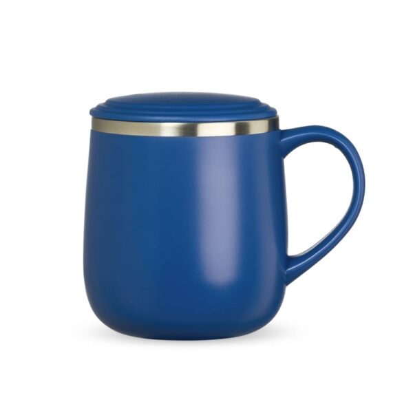 Caneca Plástica 370 ml Personalizada Azul