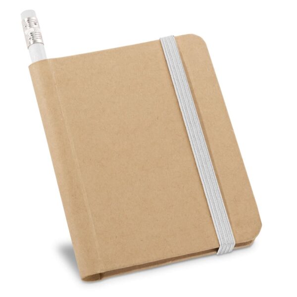 Caderno A7 Ecológico Personalizado branco