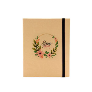 Bloco de Anotação com 5 Canetas frente