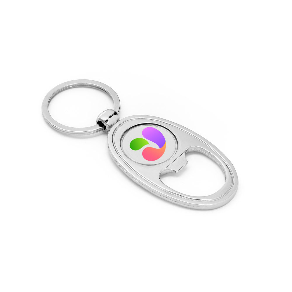 2 Chaveiro Abridor de Garrafa Personalizado